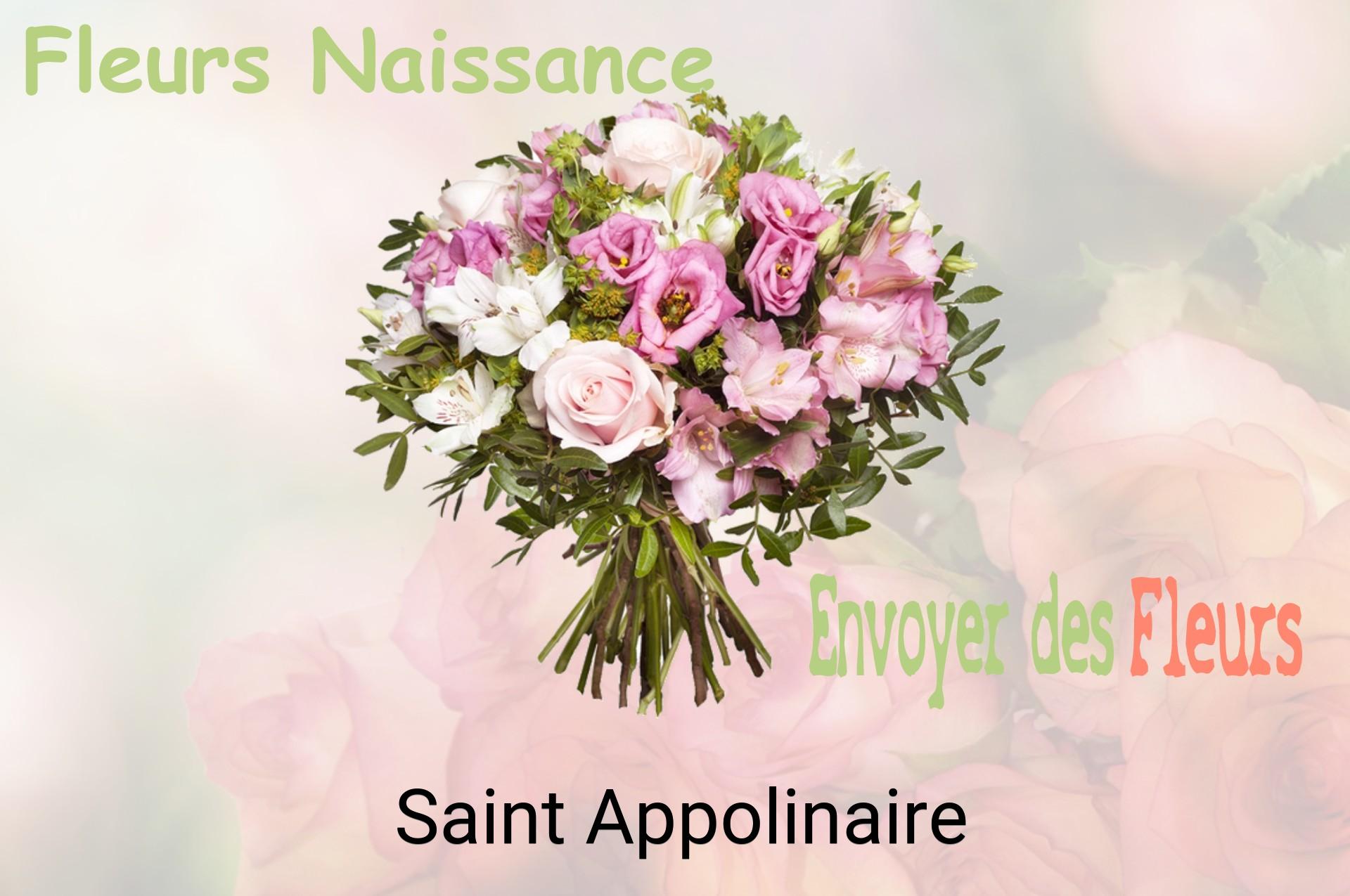 Bouquet de fleurs de naissance livré à Saint-Appolinaire